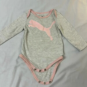 Puma - long sleeve onesie top/shirt. Size 3-6 months
